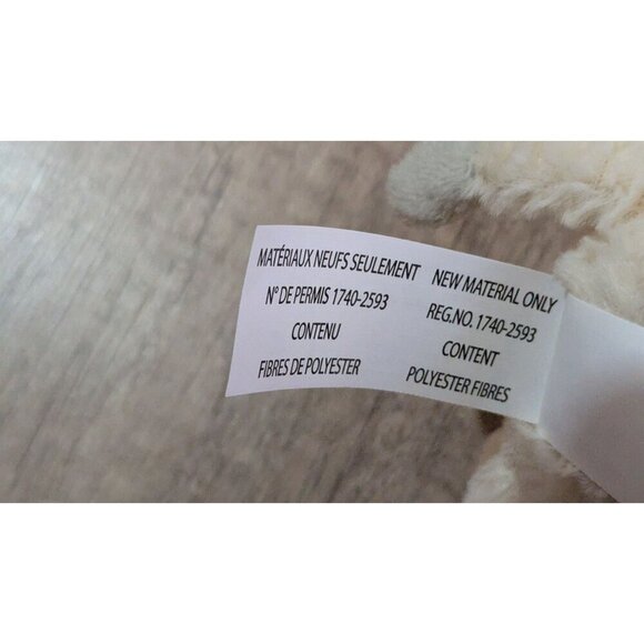 KELLYTOY Giraffe Plush Soft Stuffed 11” Rattle K Luxe Baby Cream Gray Lovey EUC - Picture 9 of 11